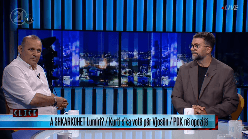 “Ju xixëllojnë sytë për ministri”, debat i fortë mes Canajt dhe Behramit në Click